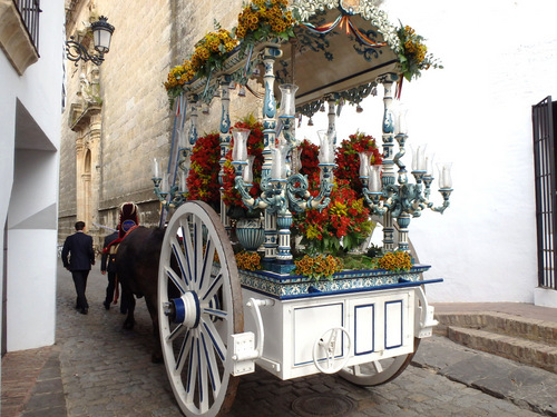 Ox Cart Prosession and Ceremony.